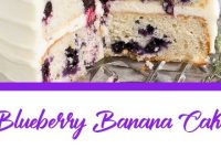 Blueberry Banana Cake - RECIPE FANTASY