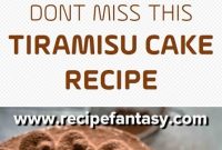 DONT MISS THIS TIRAMISU CAKE RECIPE